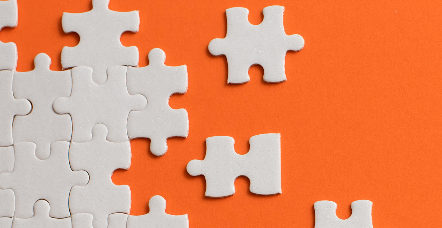 Banner for putting the pieces together