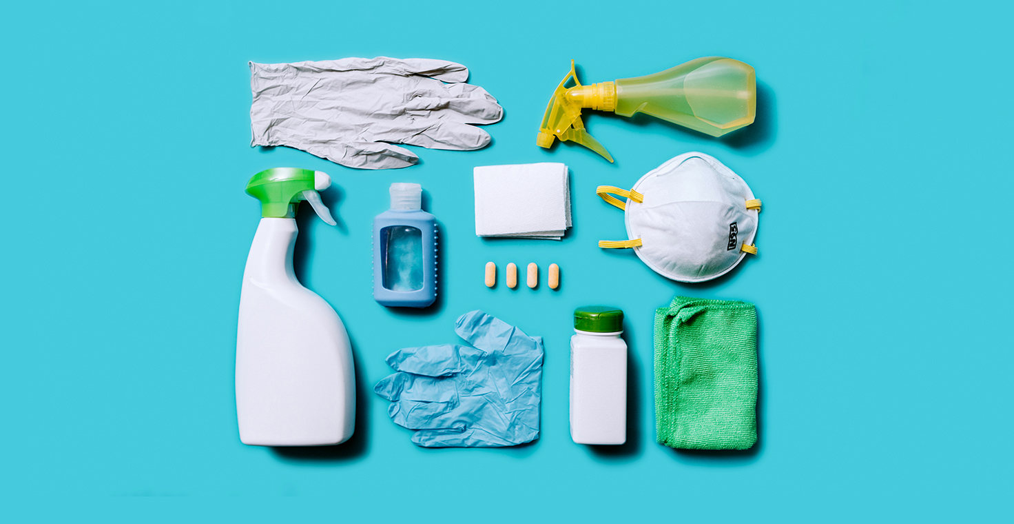 Banner for practicing during a pandemic