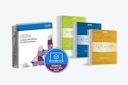 Illustration of products included in AAD 2026 coding promotion