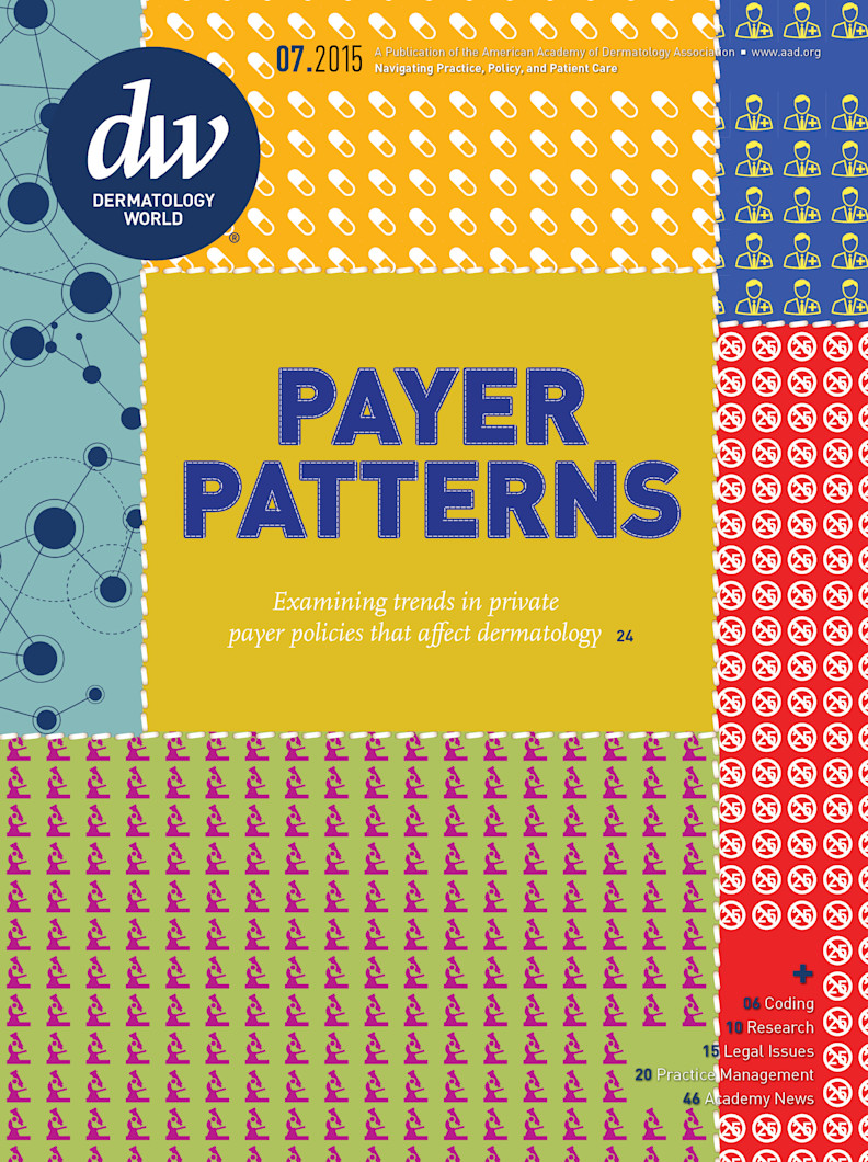 Dermatology World cover July 2015