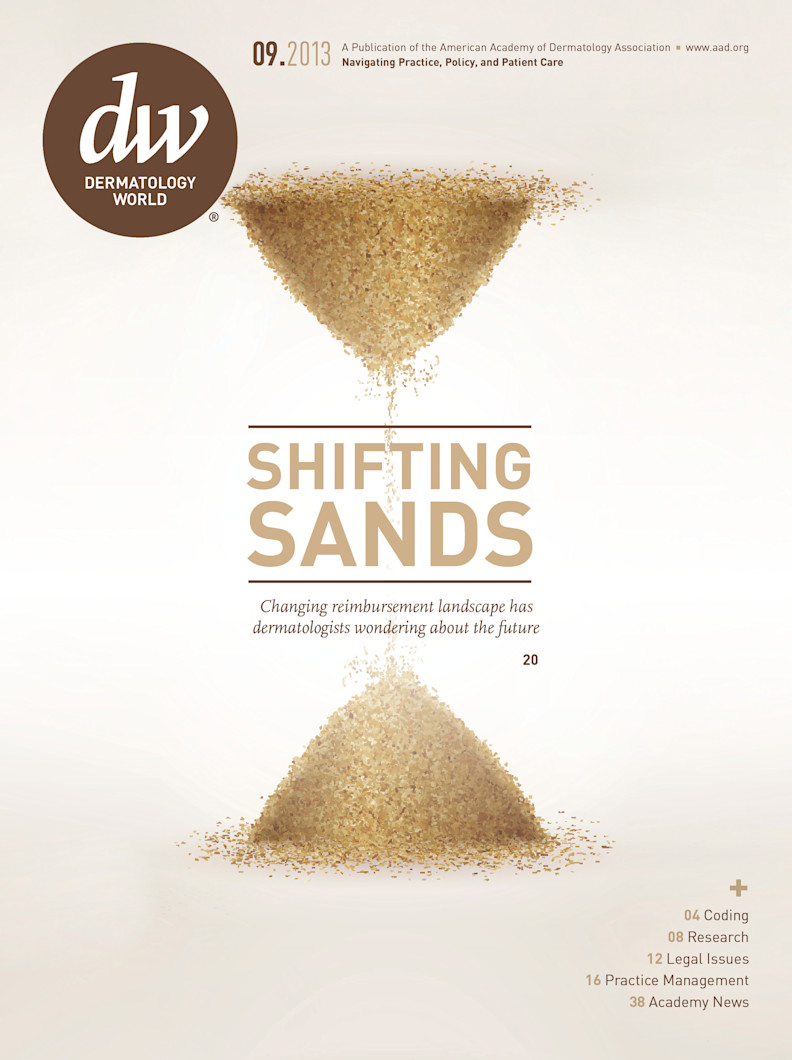 Dermatology World cover September 2013