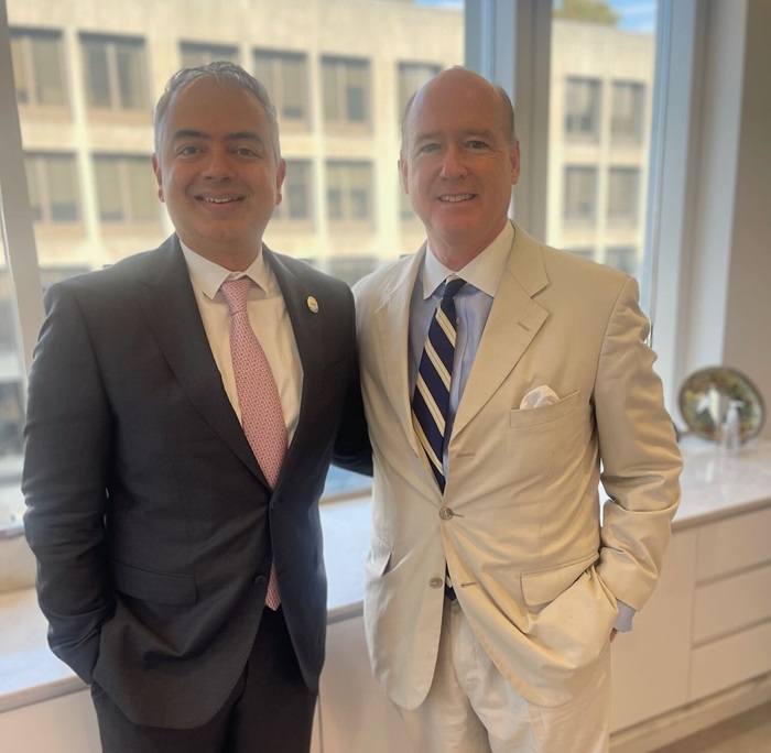 Dr. Desai meets congressman