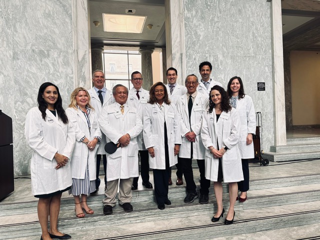 AAD members with Susan Taylor at Capitol Hill Skin Cancer Check
