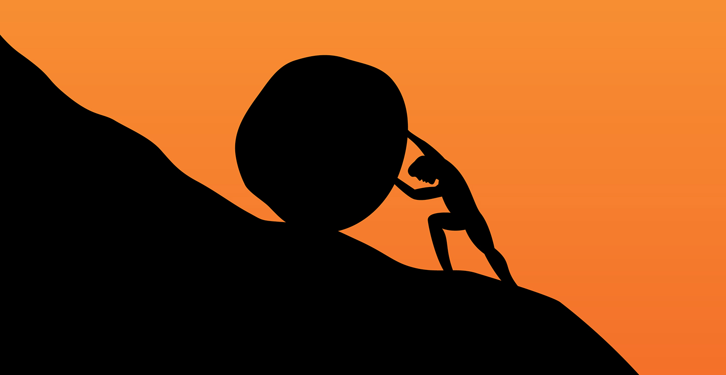 Banner for An uphill battle