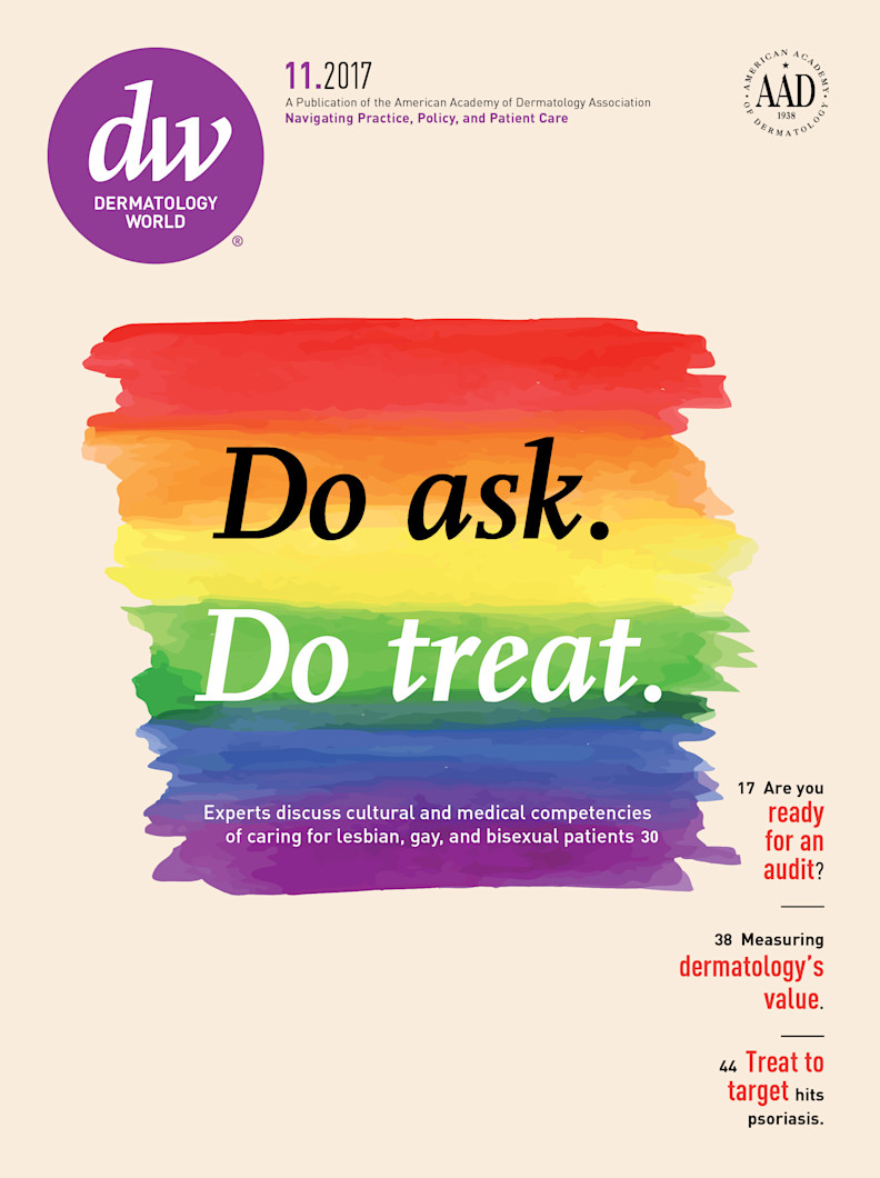 Dermatology World cover November 2017