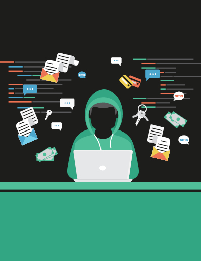 Dermatology World abstract illustration of hacker