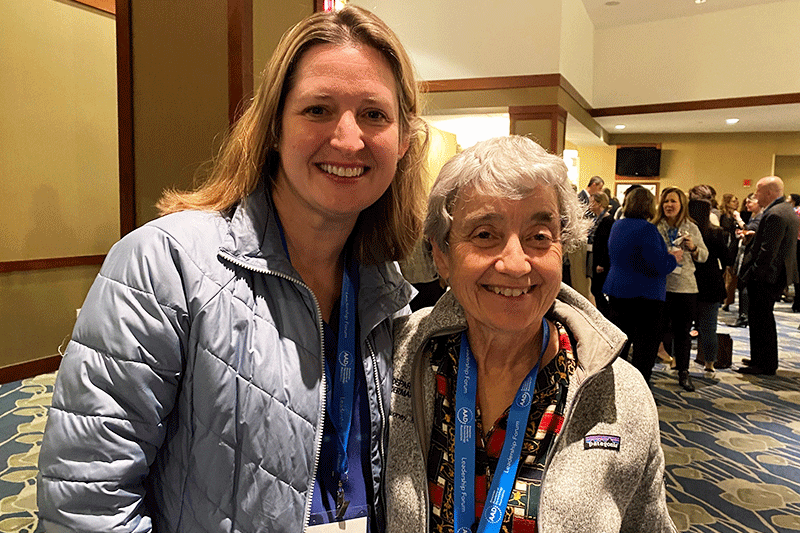 Dr. Maloney with mentee Bethanee J. Schlosser, MD, PhD, FAAD.