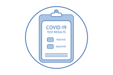 COVID test icon