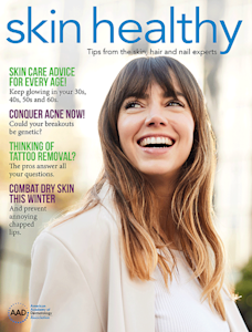 Skin Healthy magazine’s cover for its winter 2024 issue