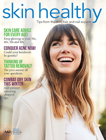 Skin Healthy magazine’s cover for its winter 2024 issue