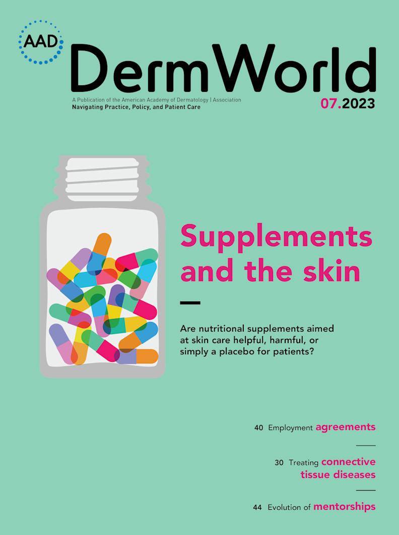 DermWorld monthly July 2023 cover