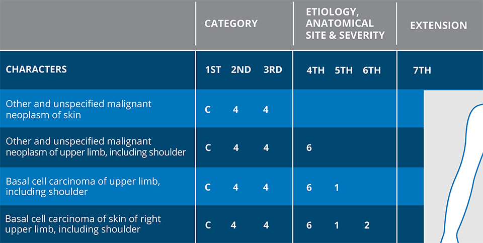 ICD-10 category chart