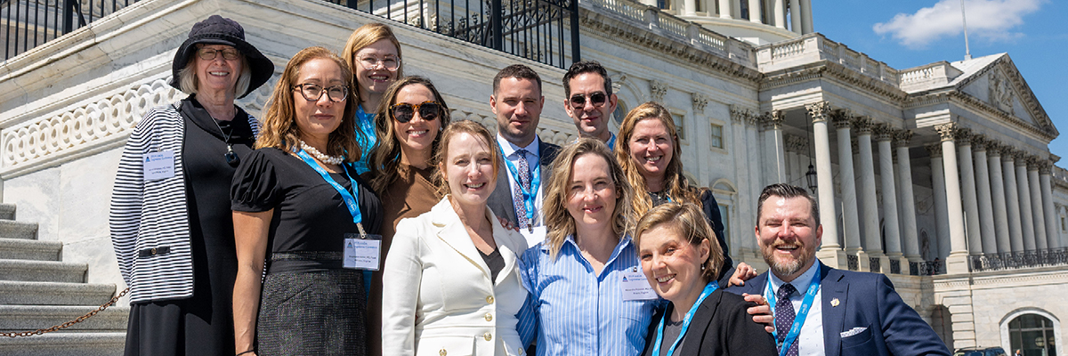 Image of dermatologists standing in front of the U.S. Capitol | American Academy of Dermatology (AAD)