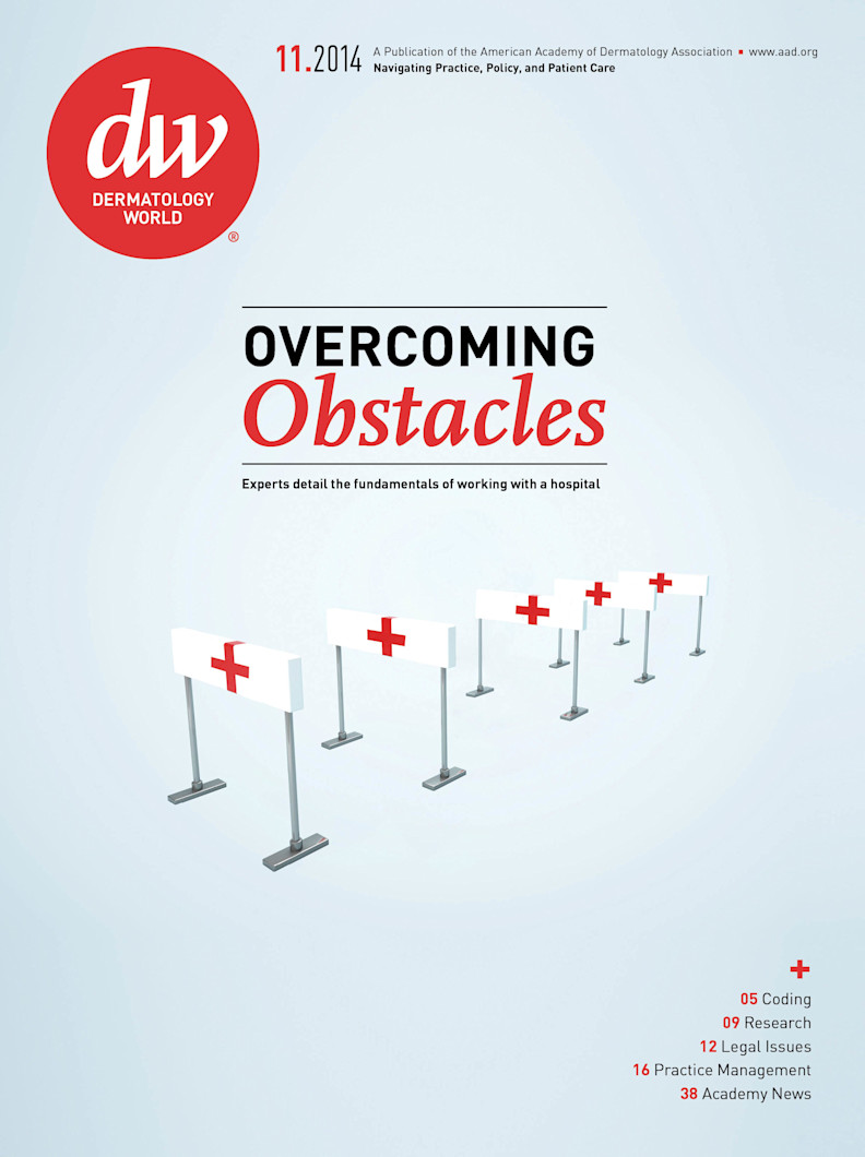 Dermatology World cover November 2014