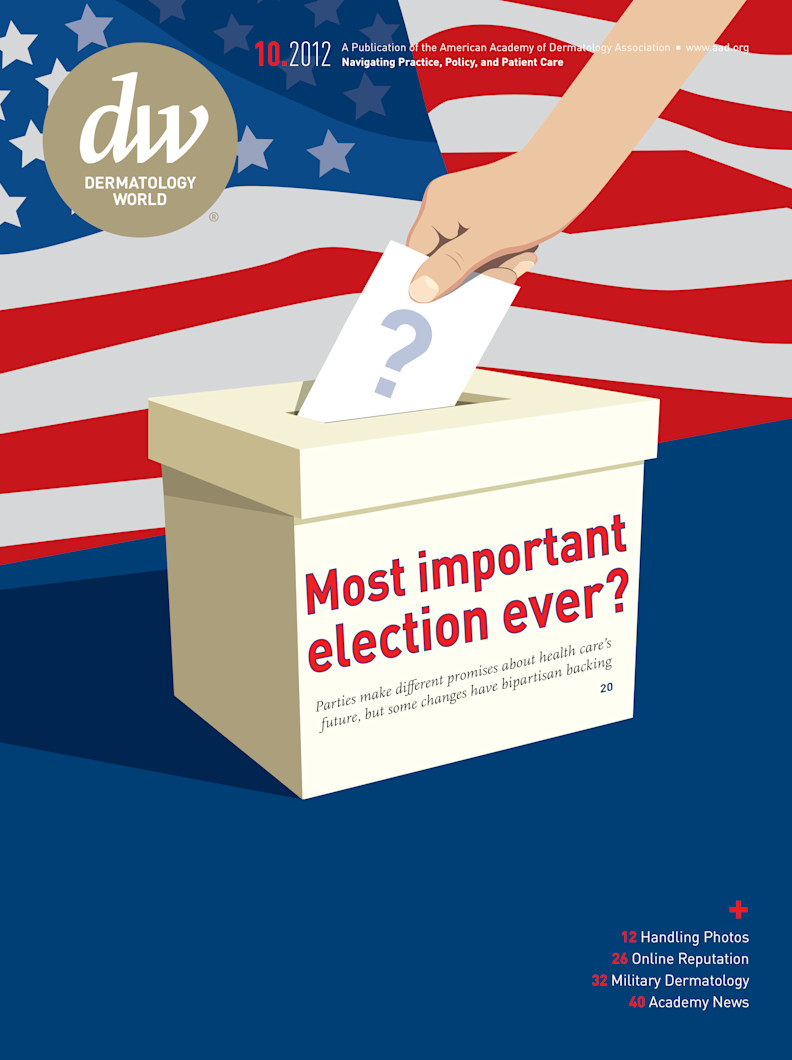 Dermatology World cover October 2012