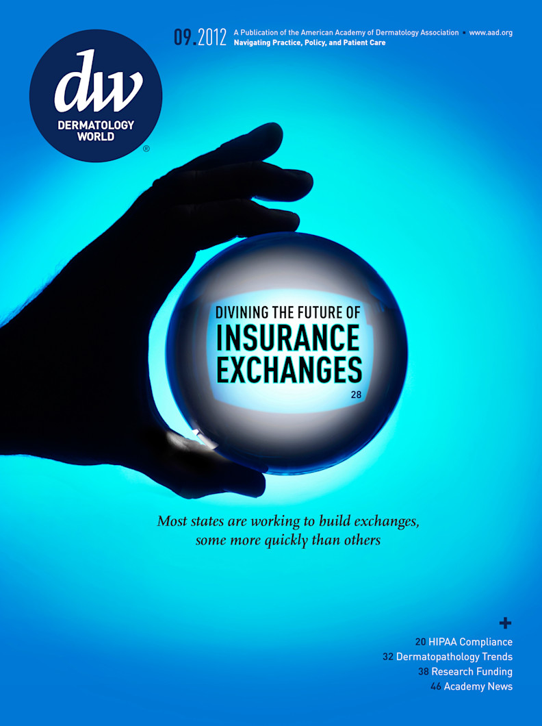 Dermatology World cover September 2012