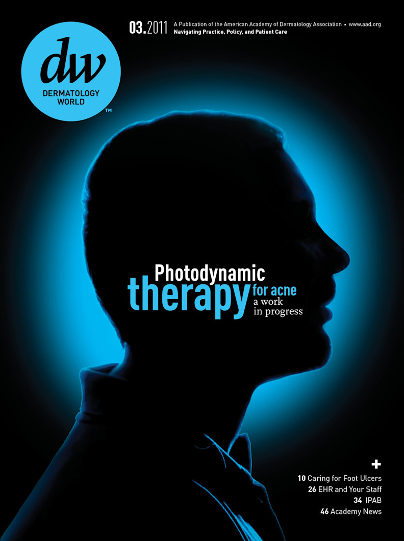 Dermatology World cover March 2011