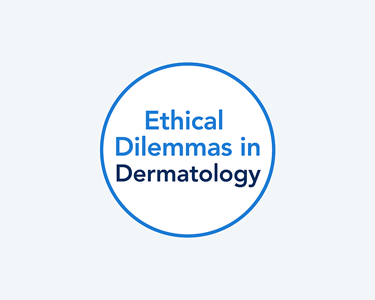 Card illustration for ethical dilemmas in dermatology
