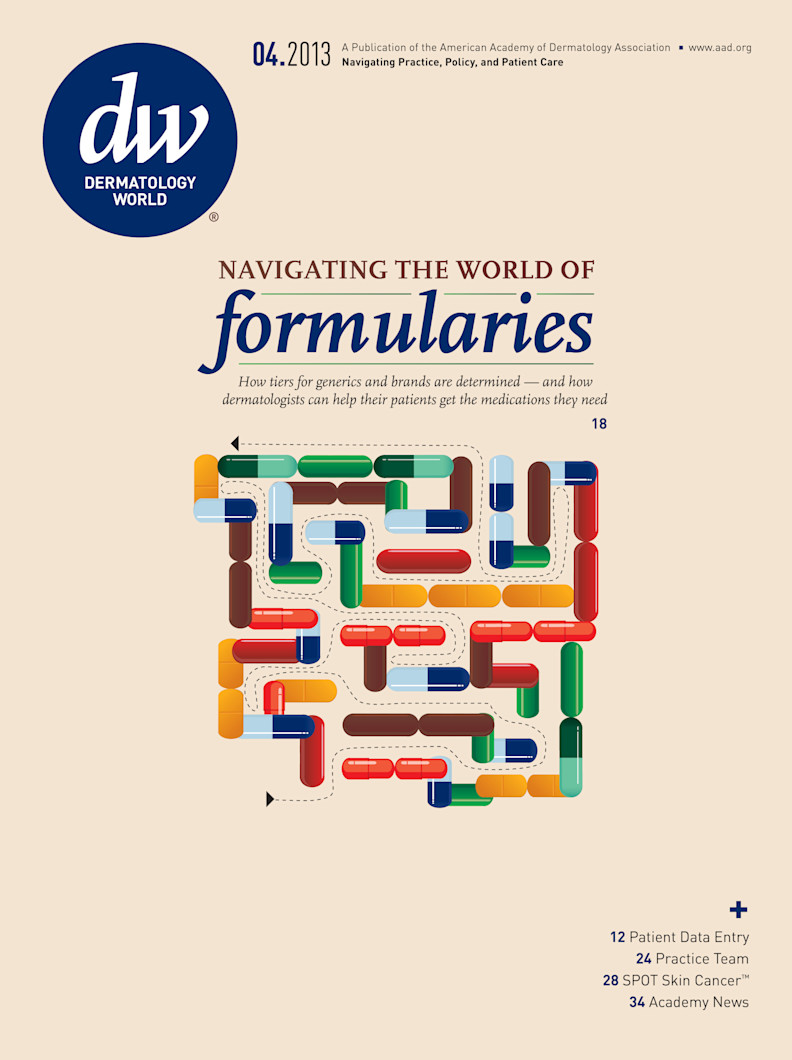 Dermatology World cover April 2013