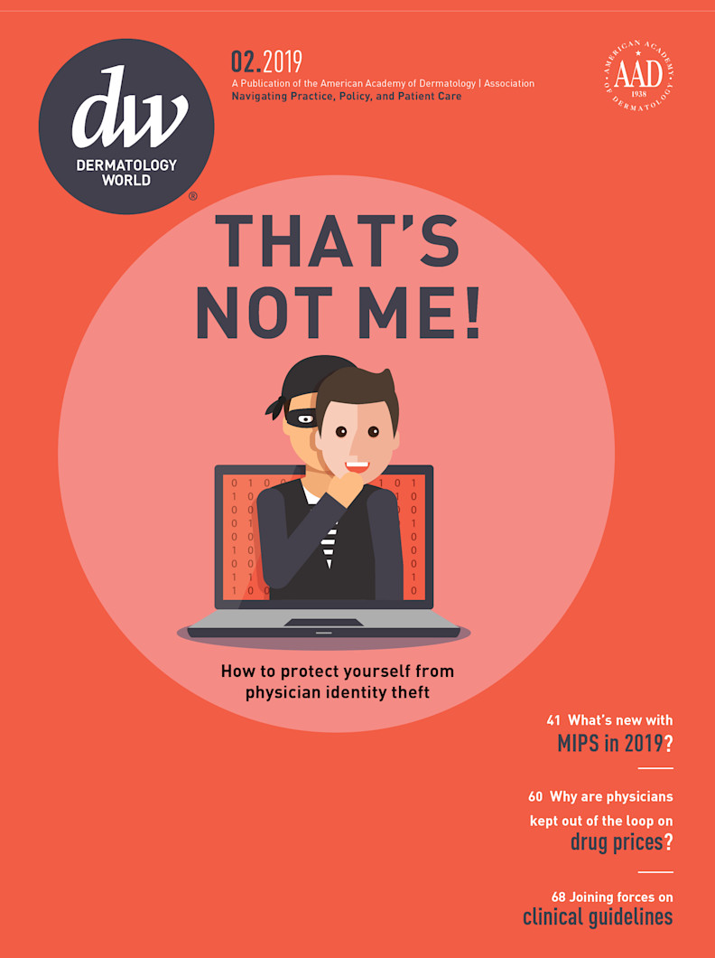 Dermatology World cover February 2019
