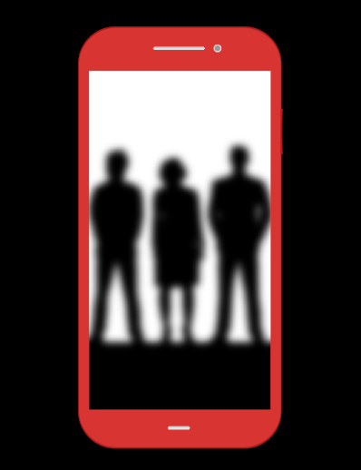 Dermatology World abstract illustration mobile phone