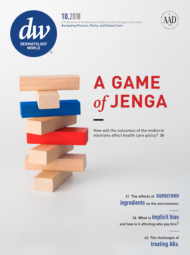 Dermatology World cover October 2018