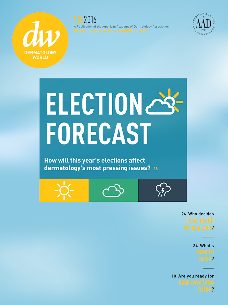 Dermatology World cover October 2016