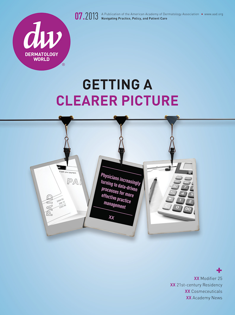 Dermatology World cover July 2013