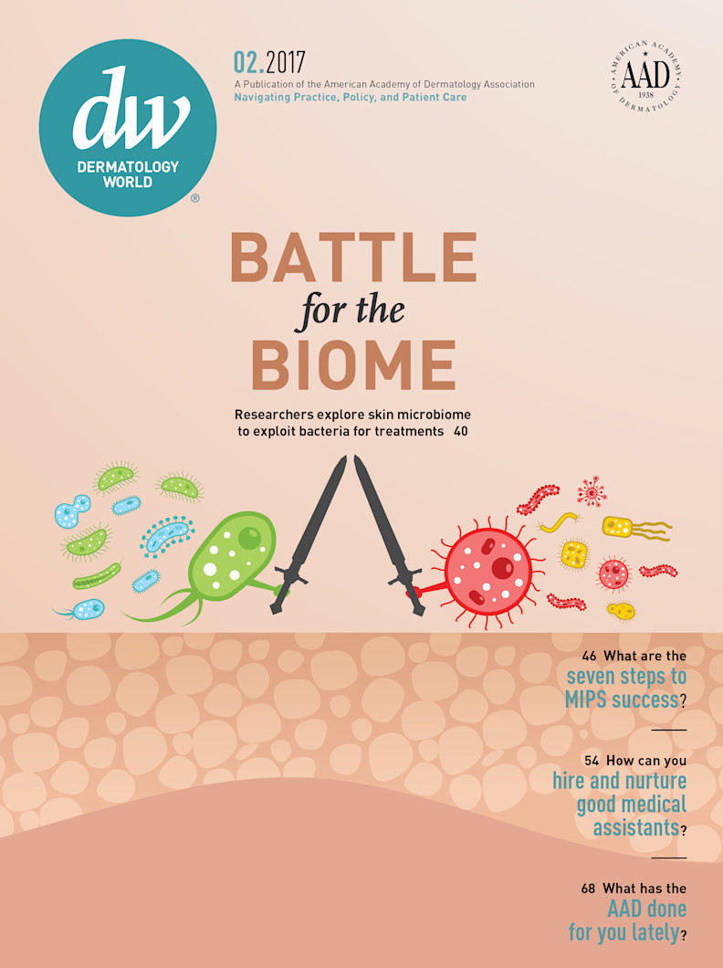 Dermatology World cover February 2017