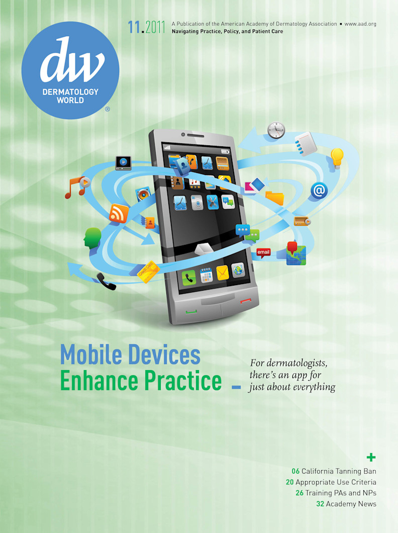 Dermatology World cover November 2011