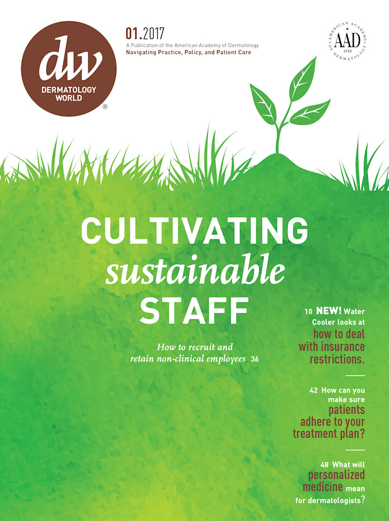 Dermatology World cover January 2017