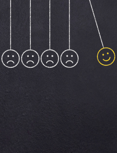 Dermatology World abstract illustration of faces