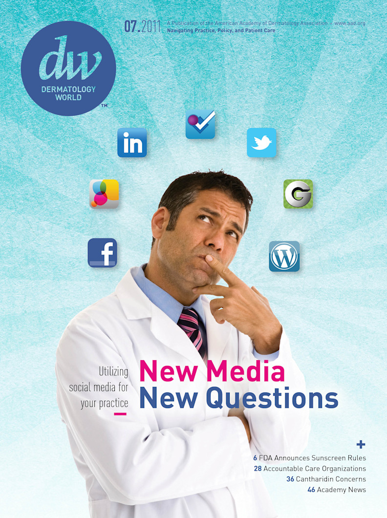 Dermatology World cover July 2011