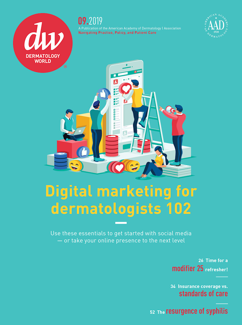 Dermatology World cover September 2019