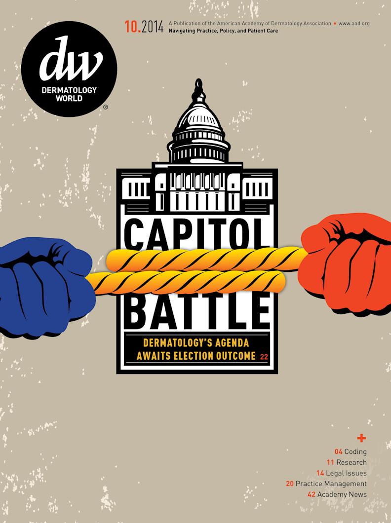 Dermatology World cover October 2014