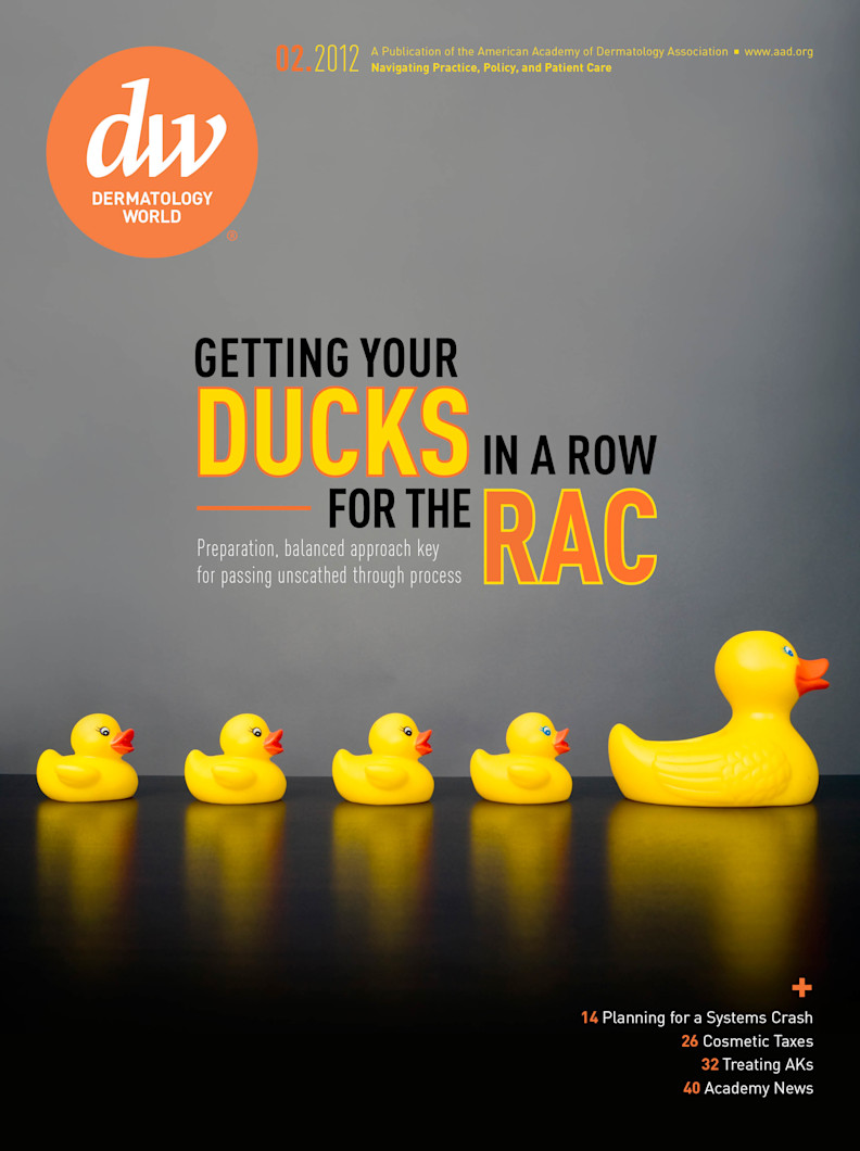 Dermatology World cover February 2012