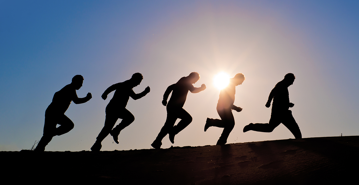 Banner for keeping pace