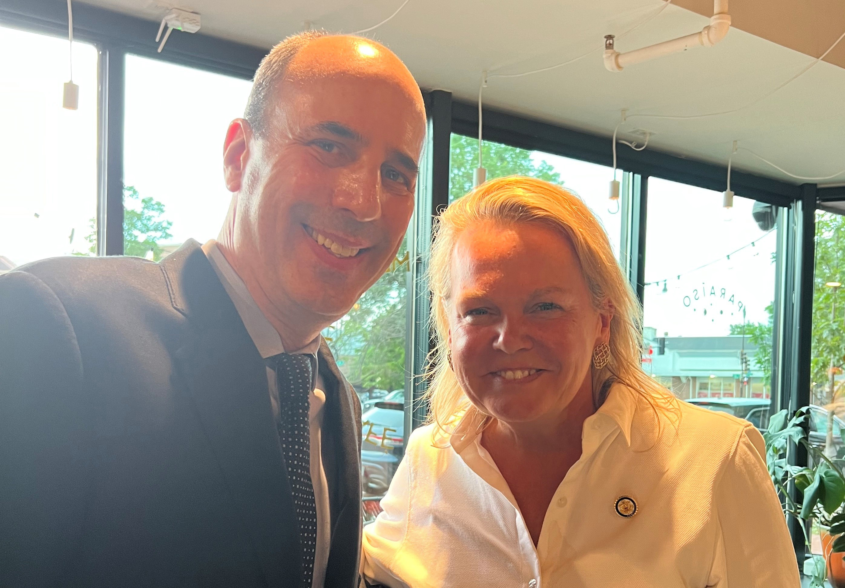 Dr. Green attends political event on behalf of SkinPAC