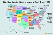 The Most Nonbinary Names In Every State Nameberry