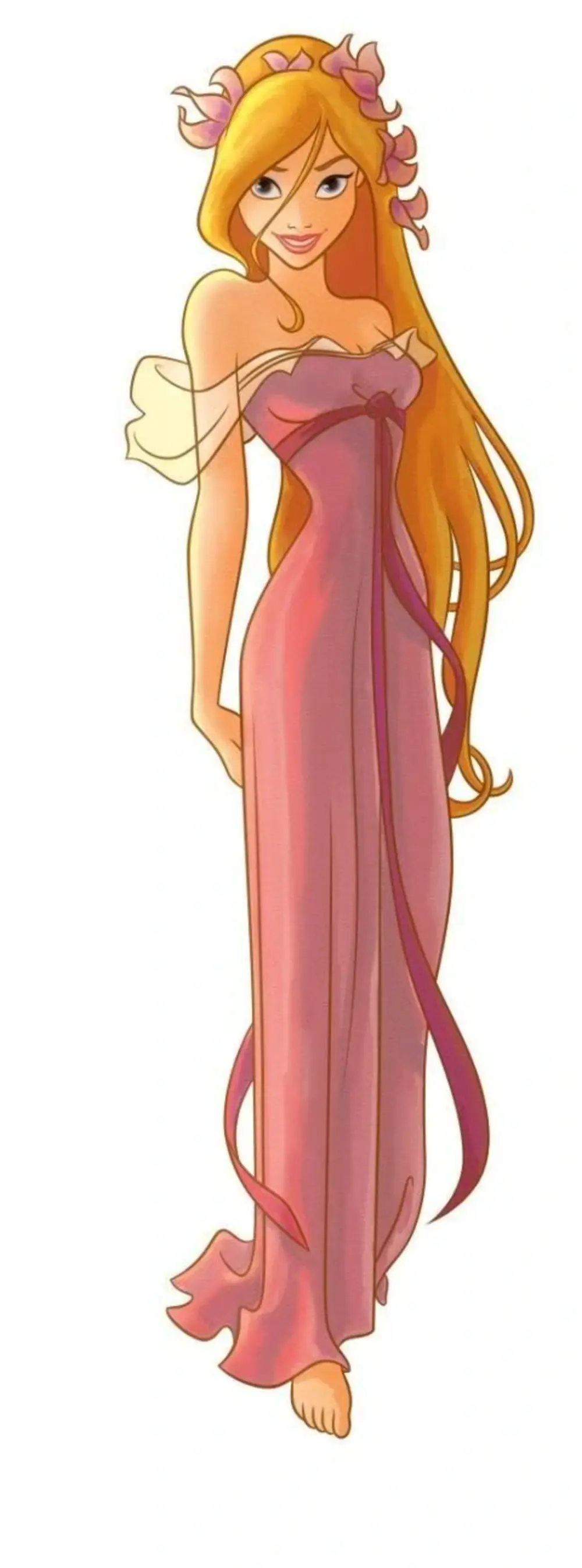 open lace back dress Disney Princess Aurora Fashion Doll in Pink Dress – Maziply Toys main image 0