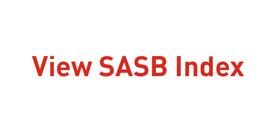 SASB Index
