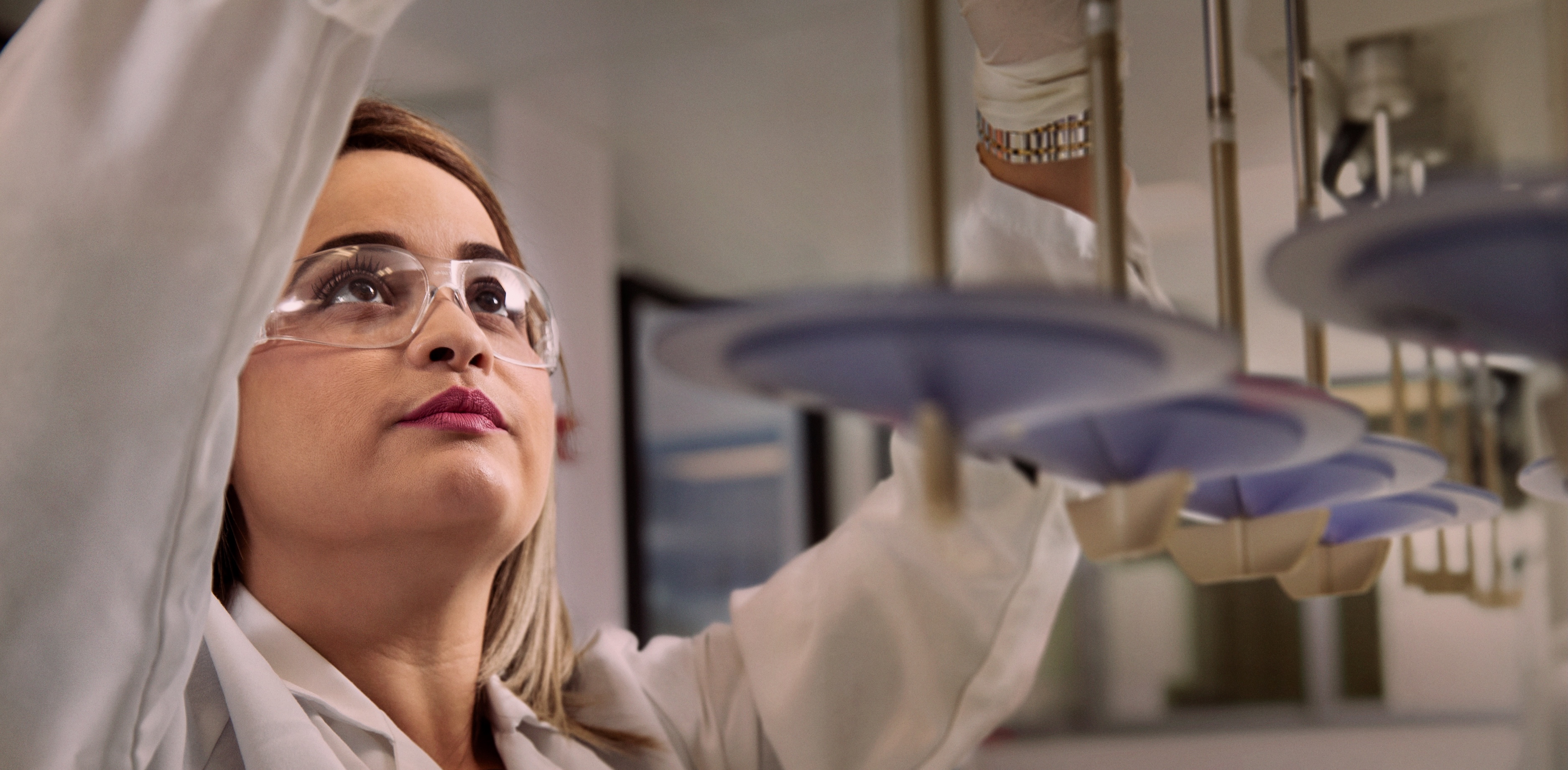 A scientist in a lab