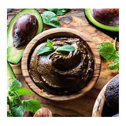 Avocado Irish Moss Chocolate Pudding for 2