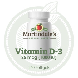 Vitamin D-3 1,000 iu - 250sg