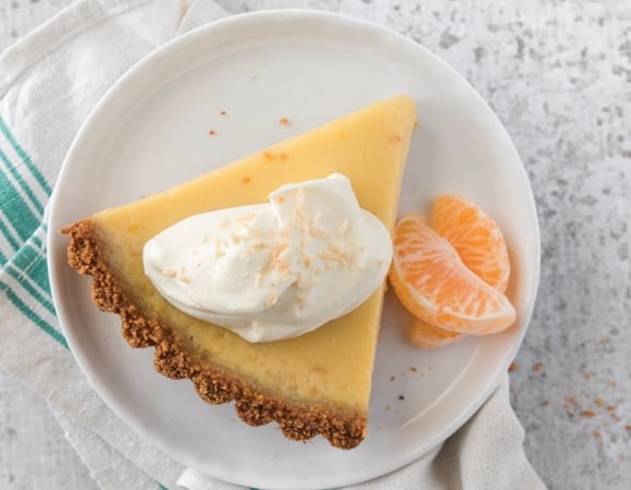 Zingy Citrus Coconut Pie