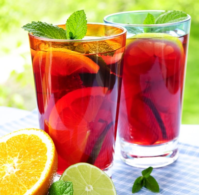 Fizzy Hibiscus Punch