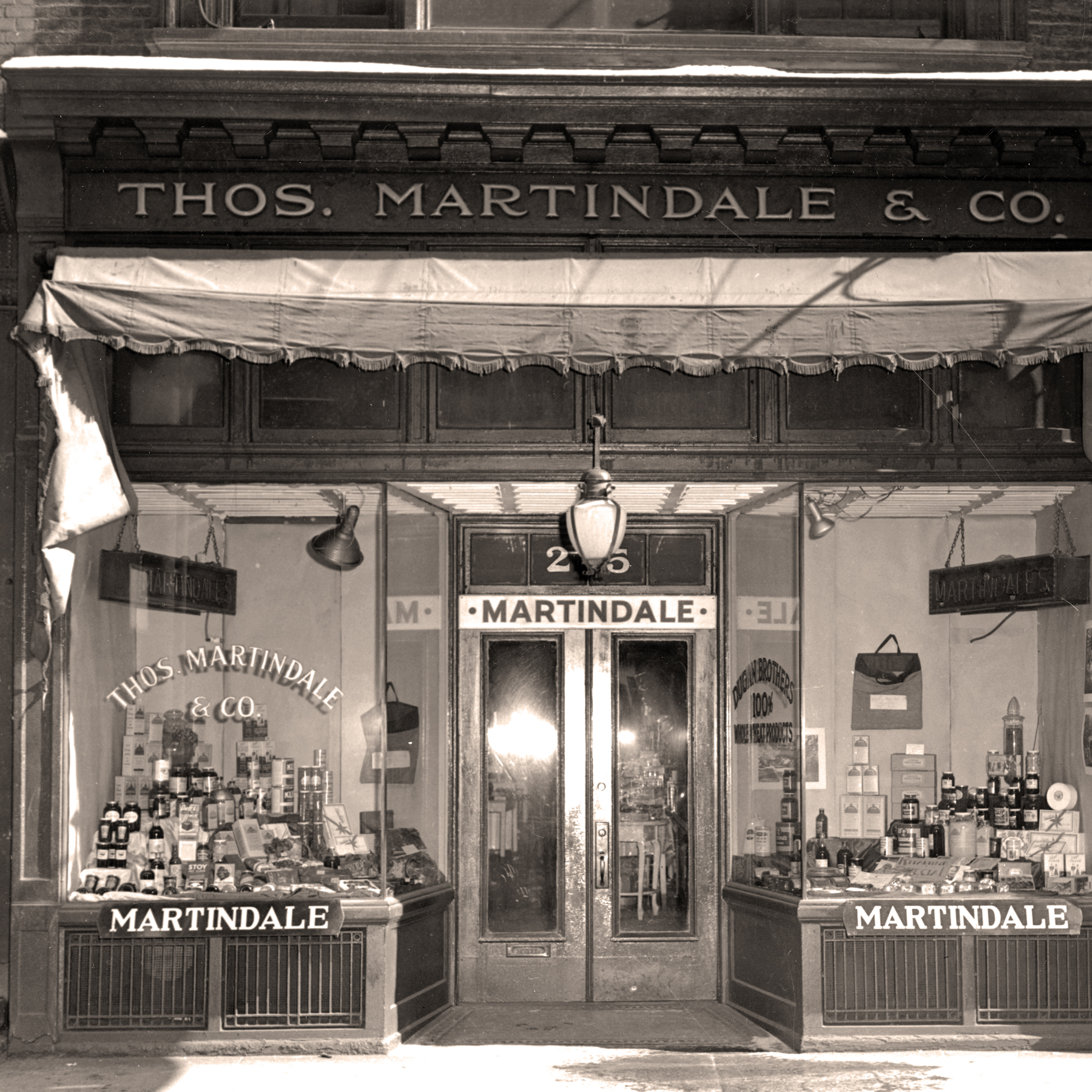 martindales store front 1945