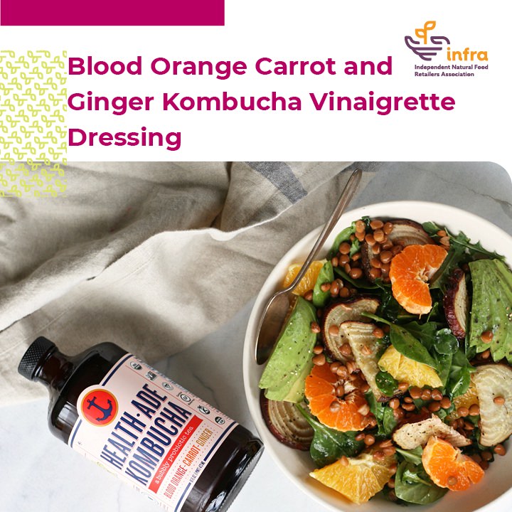 Blood Orange Carrot Ginger Kombucha Dressing