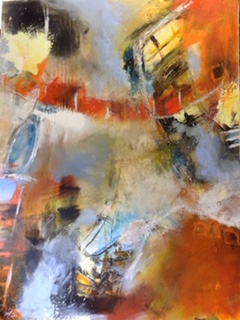 120x160 cm, Acrylmischtechnik