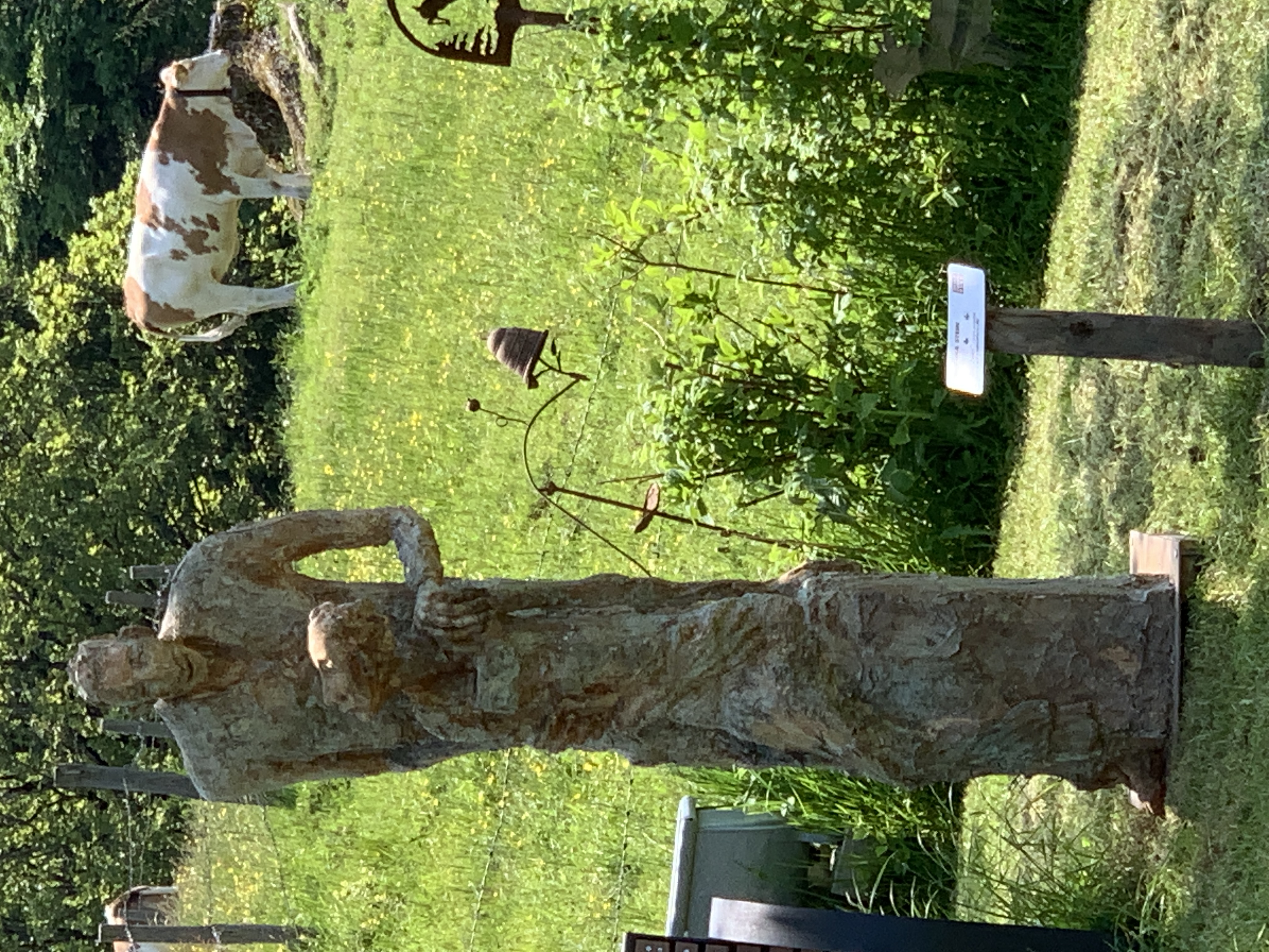 Kunst auf der Chiemhausen Alm - Die Zwei